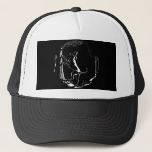 Gorras de arte de caza de perros honrados