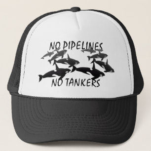 Gorras de ballena de caza de béisbol de ballena or