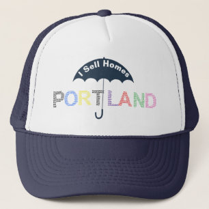 Gorras de béisbol de casas de bienes raíces de Por
