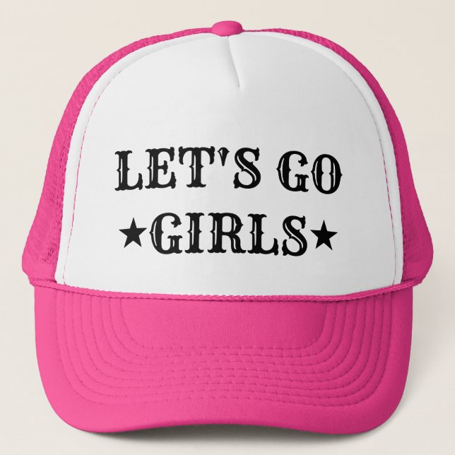 GORRAS DE BÉISBOL DE CHICAS VAMOS (Anverso)