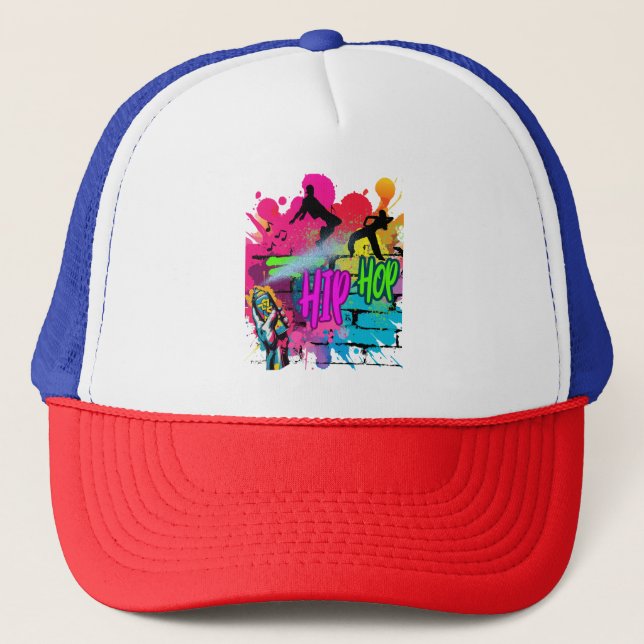  Gorras de béisbol Hip-Hop Street Art  (Anverso)