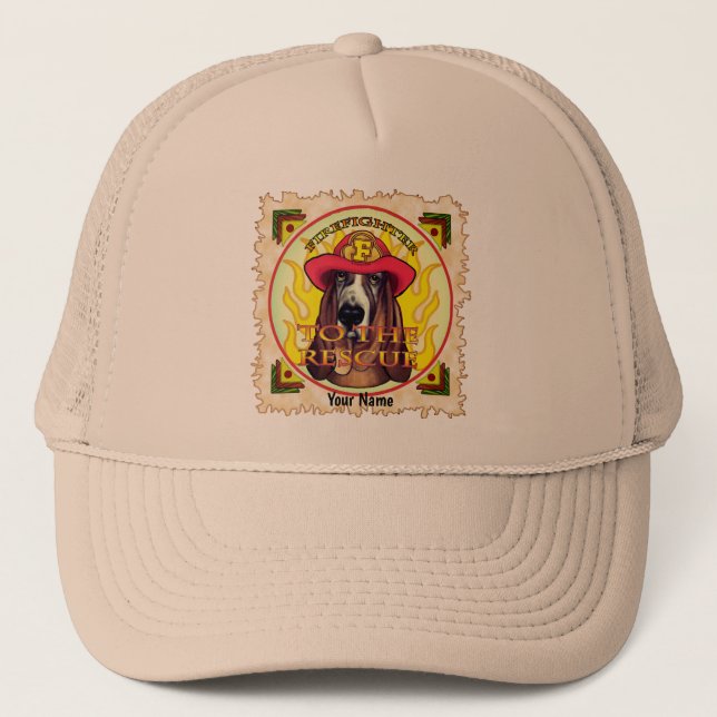 Gorras de bomberos de perros honrados (Anverso)