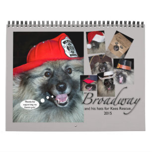 Gorras de Broadways para el calendario de rescate
