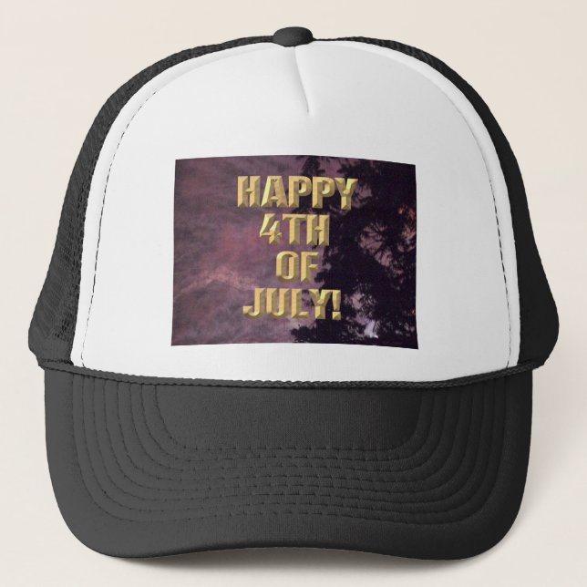 Gorras de camionero de fuegos artificiales 16 4 de (Anverso)