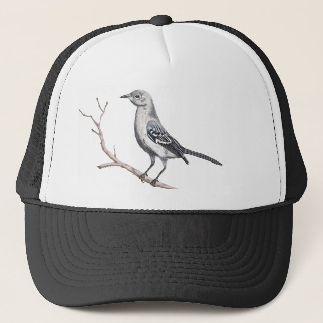 Gorras de camionero del sinsonte de Texas (Anverso)