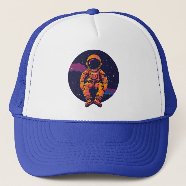 Gorras de camionero espacial de astronauta – Gráfi (Anverso)