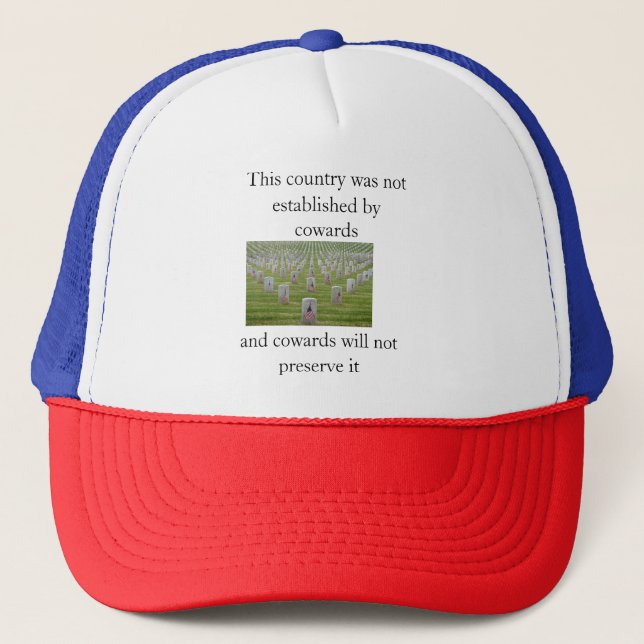 Gorras de camionero estilo Día de los Caídos / Gor (Anverso)