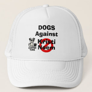 Gorras de Camionero Perros Contra Kristi Noem