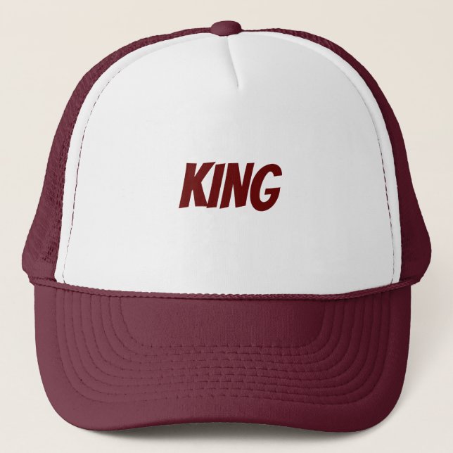 Gorras de camionero personalizadas de color granat (Anverso)