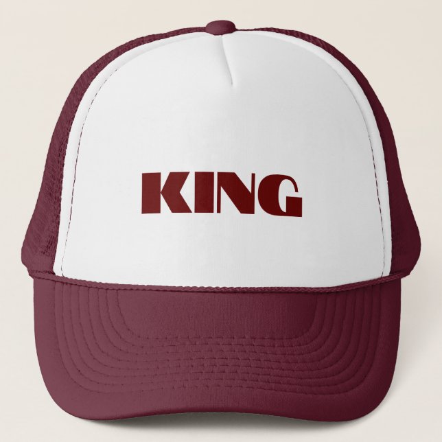 Gorras de camionero personalizadas de color granat (Anverso)