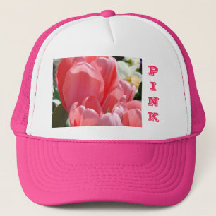 Gorras de camionero rosas Tulipanes Mamás Hijas Na