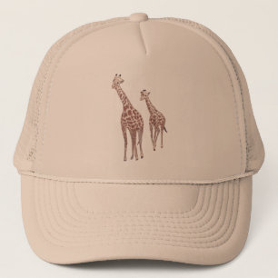 Gorras de dibujo de la madre y el niño