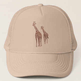 Gorras de dibujo de la madre y el niño