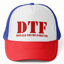 Gorras de DTF Donald Trump para siempre