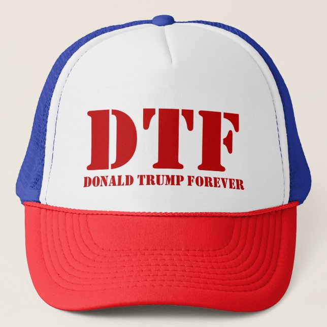 Gorras de DTF Donald Trump para siempre (Anverso)