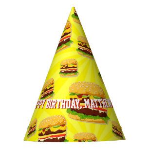 Gorras de encargo del fiesta de las hamburguesas