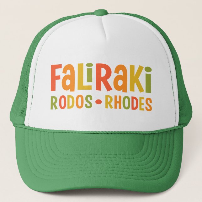 Gorras de Faliraki Rhodes (Anverso)