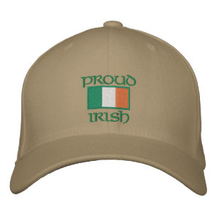 Gorras de la bandera irlandesa del personalizable