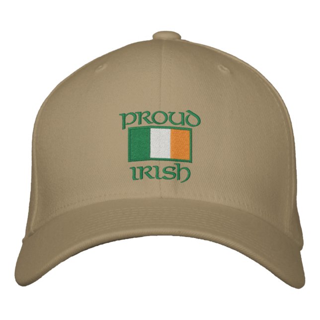 Gorras de la bandera irlandesa del personalizable (Anverso)