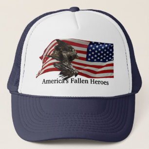 Gorras de la bandera y el águila de AmerIcan