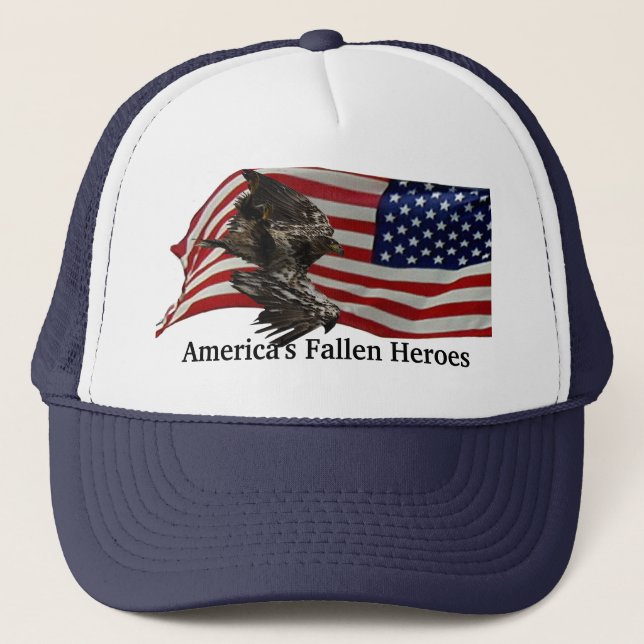 Gorras de la bandera y el águila de AmerIcan (Anverso)