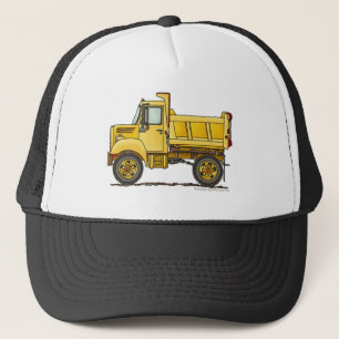Gorras de la construcción del camión volquete de