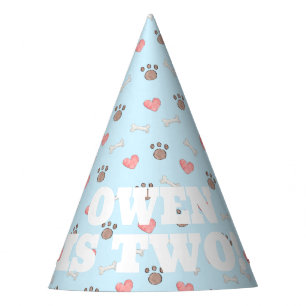 Gorras de la Fiesta de Cumpleaños Temática de Perr