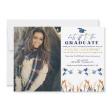 Gorras de la fiesta de graduación fotográfica Invi