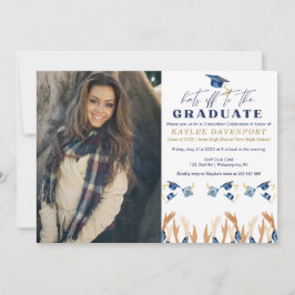 Gorras de la fiesta de graduación fotográfica Invi