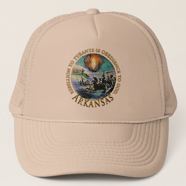 Gorras de la fiesta del té de Arkansas Glenn Beck (Anverso)