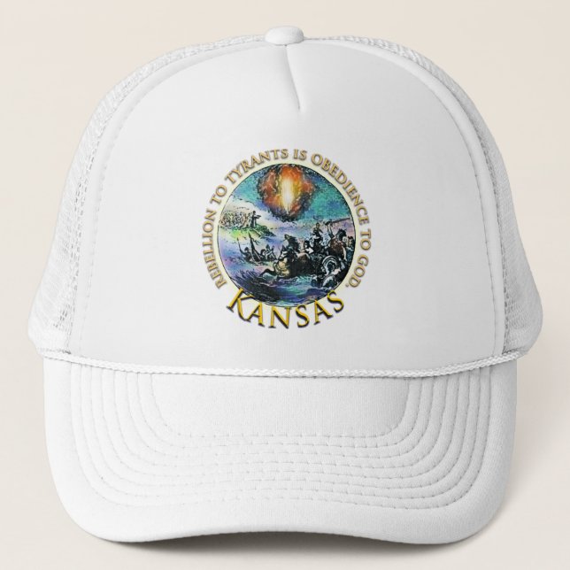 Gorras de la fiesta del té de Kansas (Anverso)