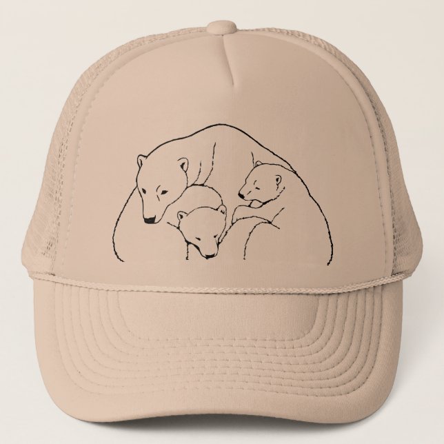 Gorras de los tapones de oso polar  de los oseos s (Anverso)