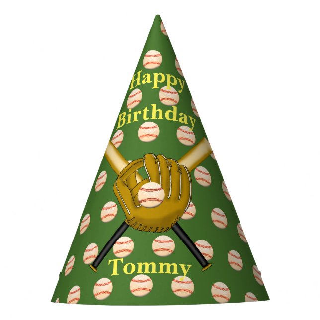 Gorras de Papel de Béisbol (Anverso)