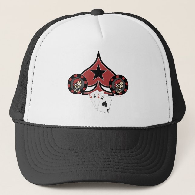 Gorras de Pokerchip del cráneo (Anverso)