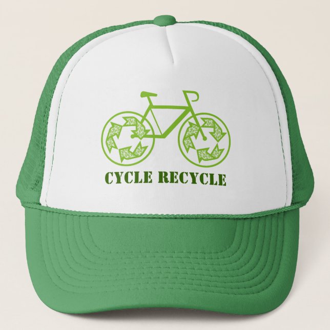 Gorras de reciclaje de ciclo (Anverso)