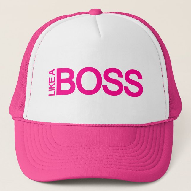 Gorras de señora rosada Boss (Anverso)