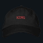 Gorras de visera para camioneros de béisbol con so<br><div class="desc">Nombre de texto King Color negro Borrador Gorras o mayúsculas,  Nombre de fuente es Siglo. El tipo de estilo es Alternative Apparel Basic Ajustable Cap,  el tipo de color es Black.</div>