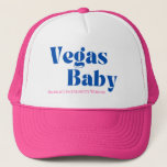 Gorras del Bachelorette Party Las Vegas<br><div class="desc">Este gorra Bachelorette cuenta con una fuente retro y colores de personalizable. Cambiar los colores,  el texto,  el color gorra,  etc. ¡Este accesorio es perfecto para tu fiesta de soltera!</div>