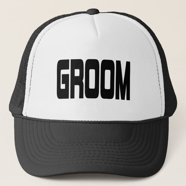 Gorras del banquete de boda - NOVIO (Anverso)