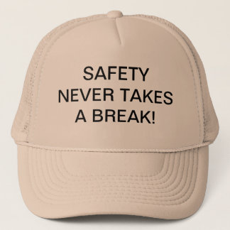 GORRAS DEL CAMIONERO CON SAFETY-SLOGAN.