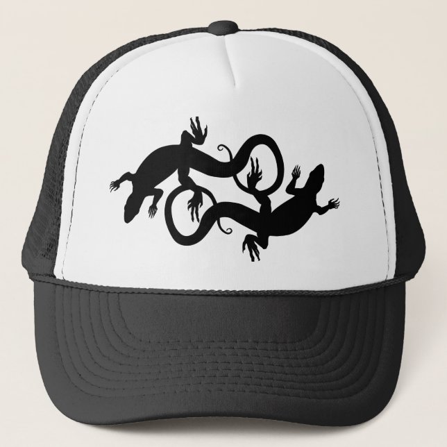 Gorras del camionero del lagarto de las gorras de (Anverso)
