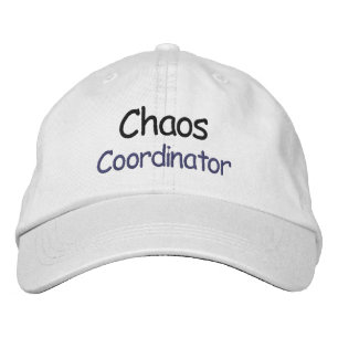 Gorras del coordinador del caos