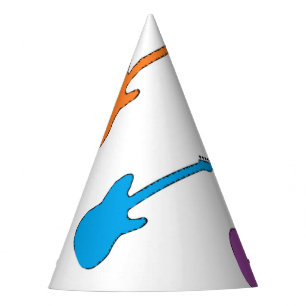 Gorras del fiesta de la guitarra del arco iris
