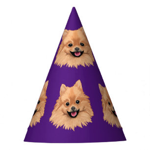Gorras del fiesta de Pomeranian - Qty 12+