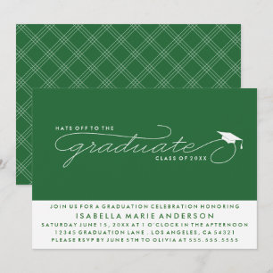 GORRAS DEL GRADUADO INVITACIÓN DE GRADUACIÓN