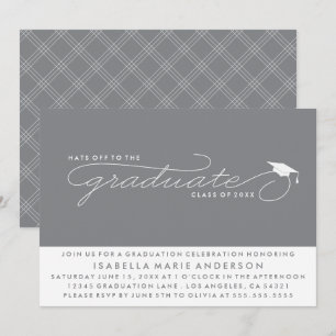 GORRAS DEL GRADUADO INVITACIÓN DE GRADUACIÓN