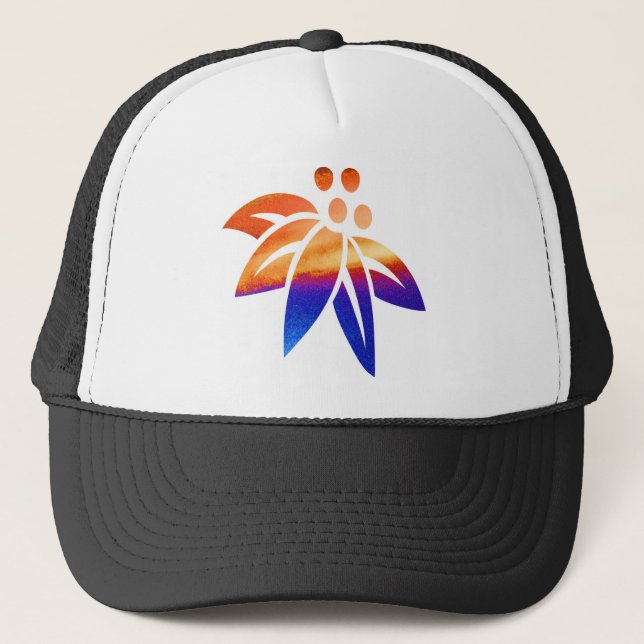 Gorras del gráfico de las flores (Anverso)