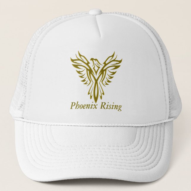 Gorras del Meshback de Golden Phoenix Rising (Anverso)