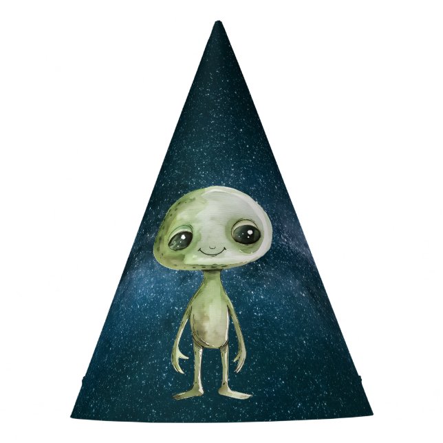 Gorras del partido de cumpleaños de Alien (Anverso)