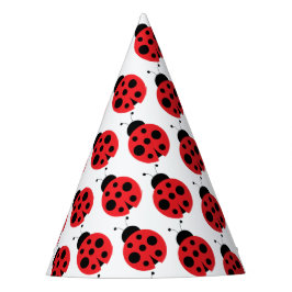 Gorras del partido de cumpleaños Ladybug